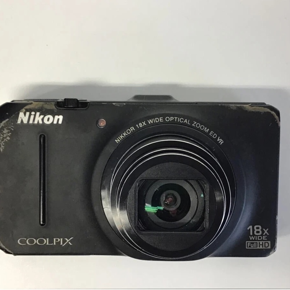 Nikon COOLPIX Silver and Black Digital Camera